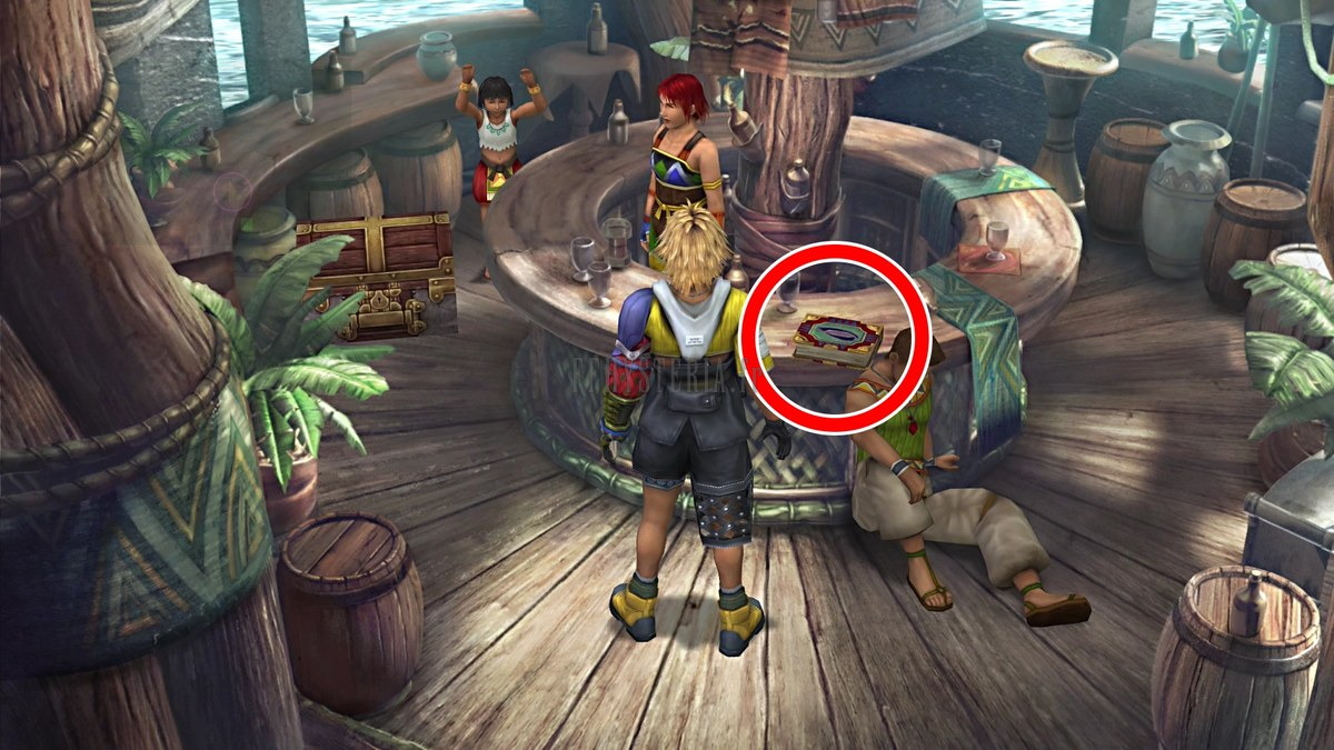 Emplacement de l'Amorce Al Bhed #4 — Port de Kilika
