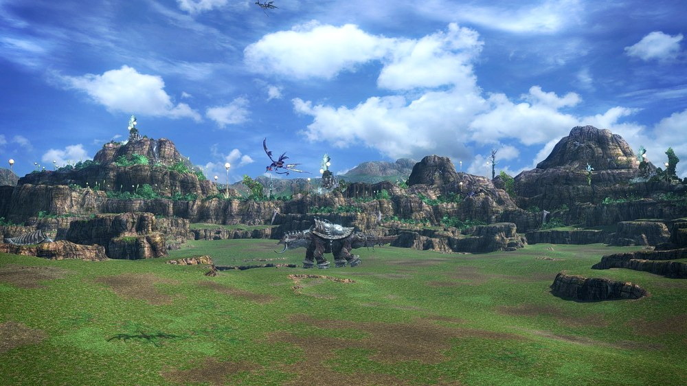 La Steppe d'Archylte, premier grand espace ouvert du jeu