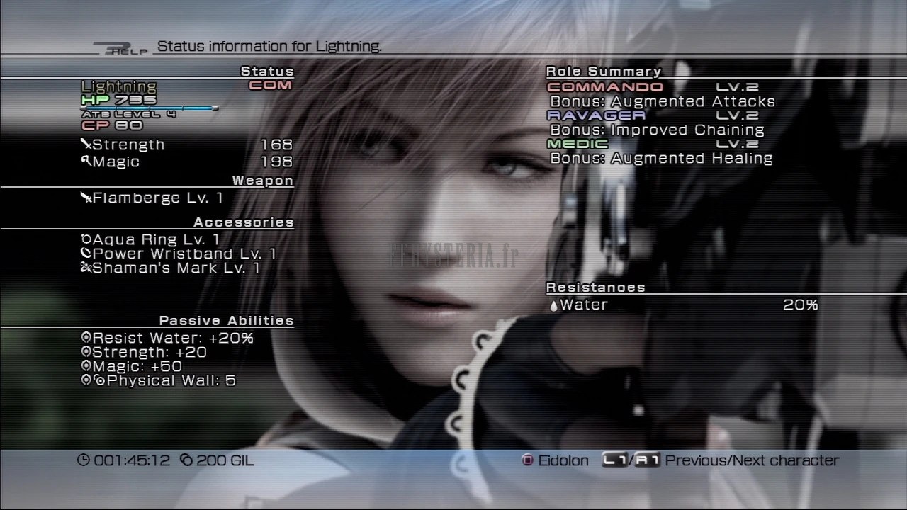 FF XIII — Les rôles secondaires : tard, mais décisifs