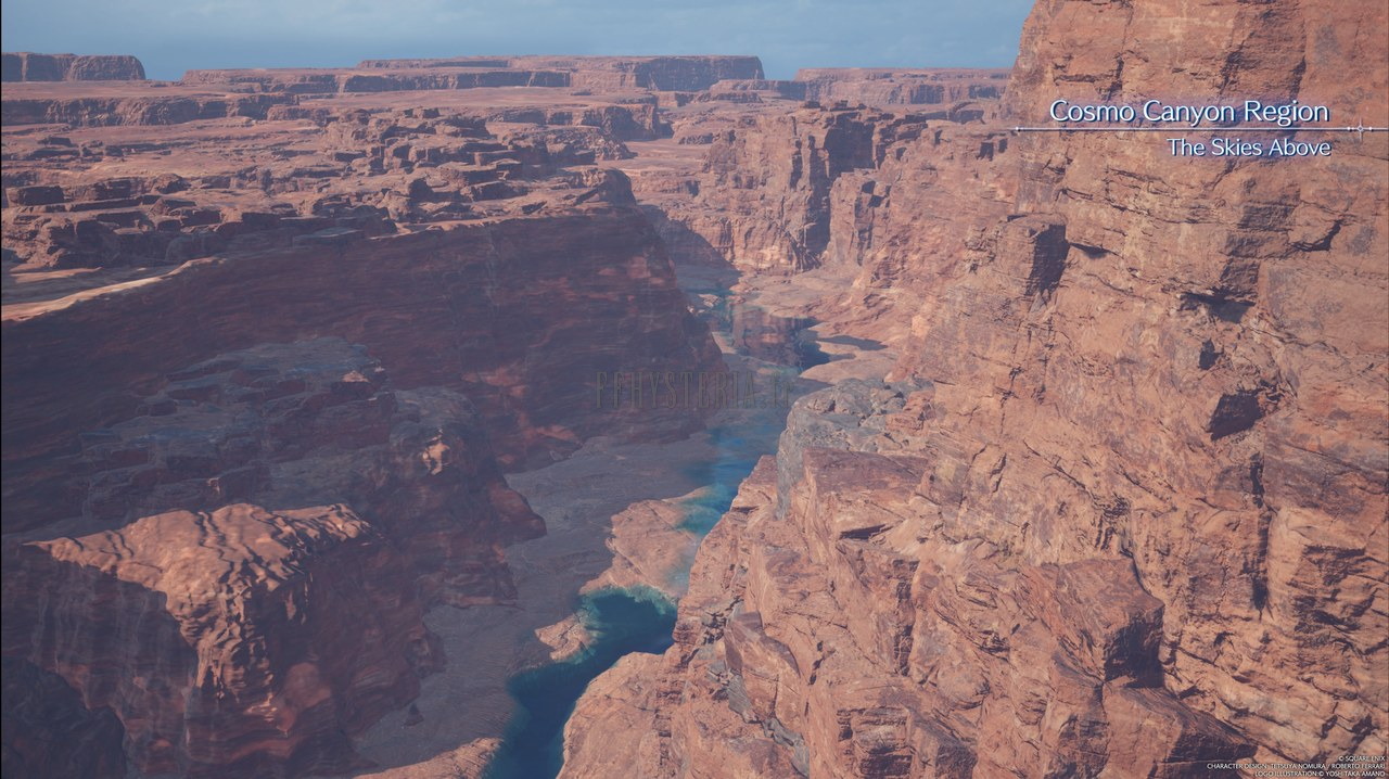 Cosmo Canyon, l'une des six régions traversées