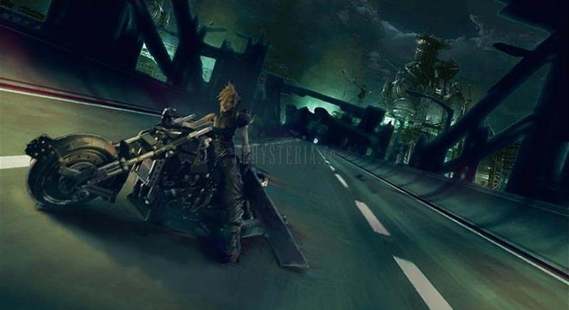 L'autoroute de Midgar, dernière séquence du jeu