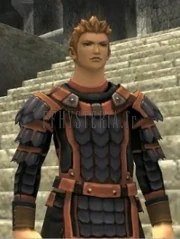 Le soldat de Bastok en armure qui t'accompagne dans les missions de rang 5 et promet de veiller sur toi.