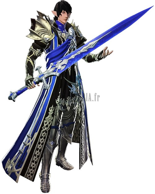 Aymeric de Borel, Elezen ishgardien, illustration de la haute stature elezen