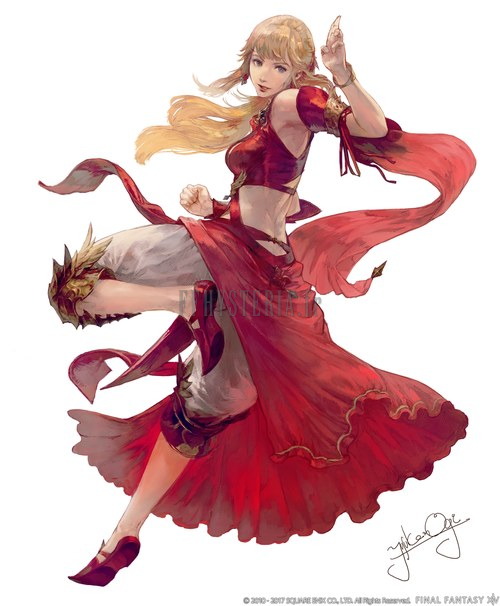 Lyse, Hyur des Highlanders, silhouette athlétique venue d'Ala Mhigo